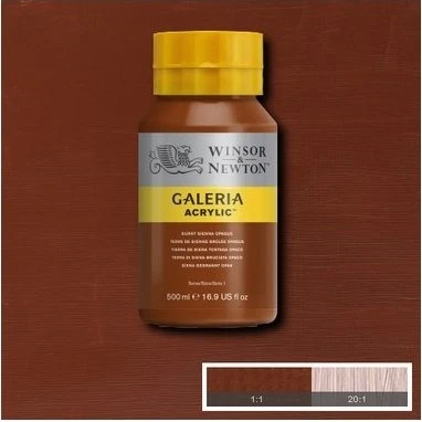 Winsor & Newton Galeria Akrylmaling Burnt Sienna 500ml