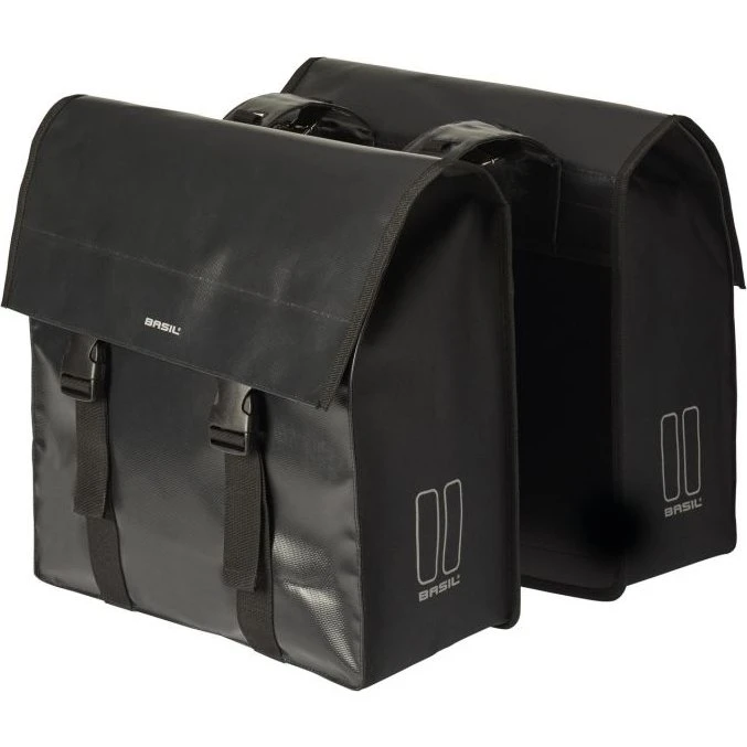 Basil Urban Load taskesæt 2 x 24 L, sort