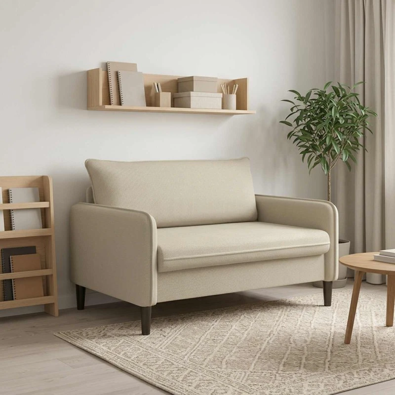 vidaXL XXL lænestol i beige fløjl