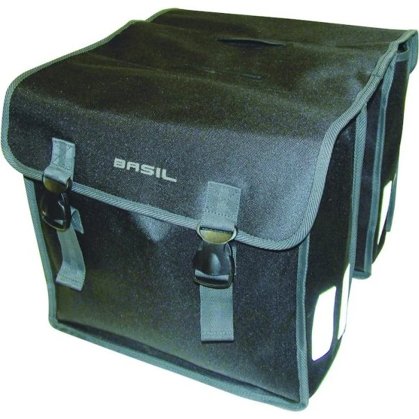 Basil Mara XL Double cykeltaske 35 L, sort