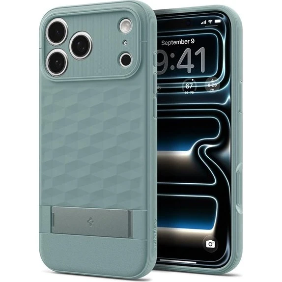 Spigen Parallax S MagSafe - Sage Green - iPhone 17 Pro/18 Pro