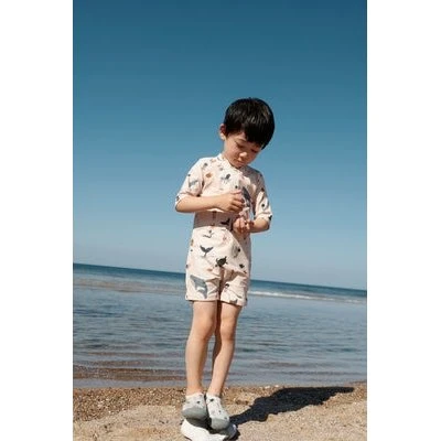 Liewood Max Swim Jumpsuit, Beige – UPF40+