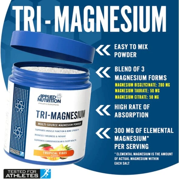 Applied Nutrition Tri-Magnesium Lemon & Lime 200 g