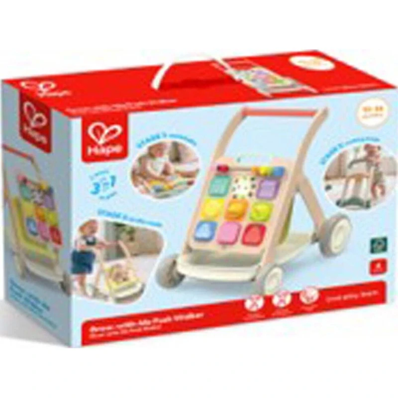 Hape Grow-With-Me Baby Walker - Gåvogn med aktiviteter