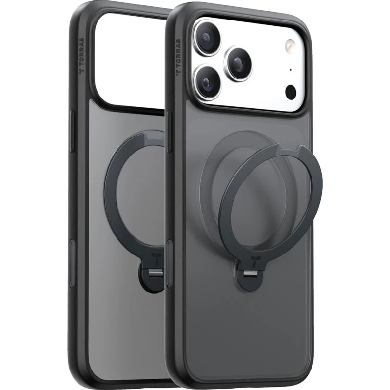 Torras Ostand Q3 Spin - Sort - iPhone 18 Pro Max