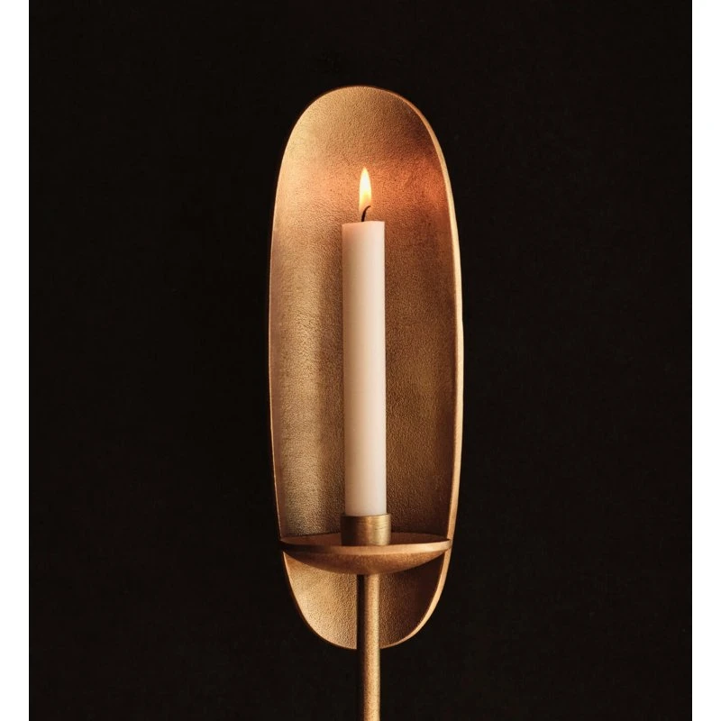Ferm Living Agapé lysestage i messing, 115 cm