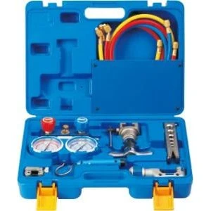 Manifold kuffert med VMG-2-R410A og VTB-5B-I værktøjssæt