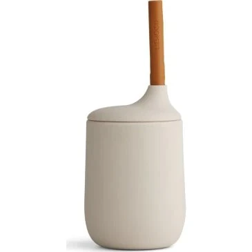 Liewood Ellis Silicone Kop 230 ml - Faune/Hunter Green