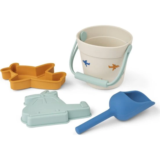 Liewood Mini Beach-sæt i silikone, 4 dele