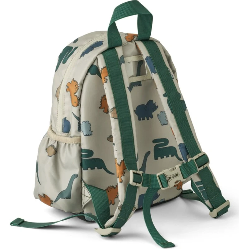 LIEWOOD Andreas Dinosaur rygsæk, Mist (genanvendt polyester)