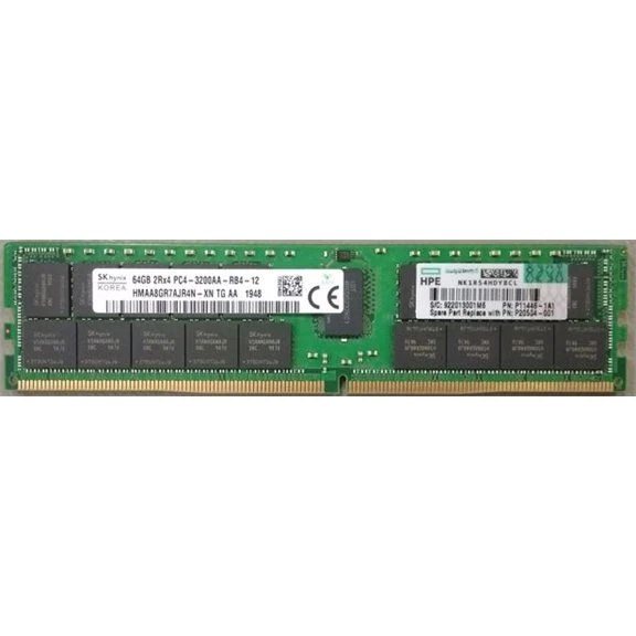 HPE DDR4 64GB 3200MHz Reg DIMM 288-pin RAM