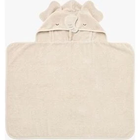 LIEWOOD Vilas Elephant babyhåndklæde med hætte, Sandy