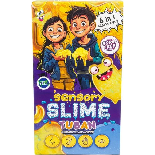Tuban Sensory Slimesæt - Lav din egen slim med glimmer og aroma