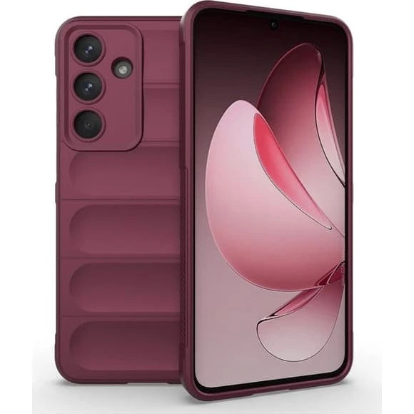 Samsung Galaxy S25 FE Cover - Blødt greb - Rødvin