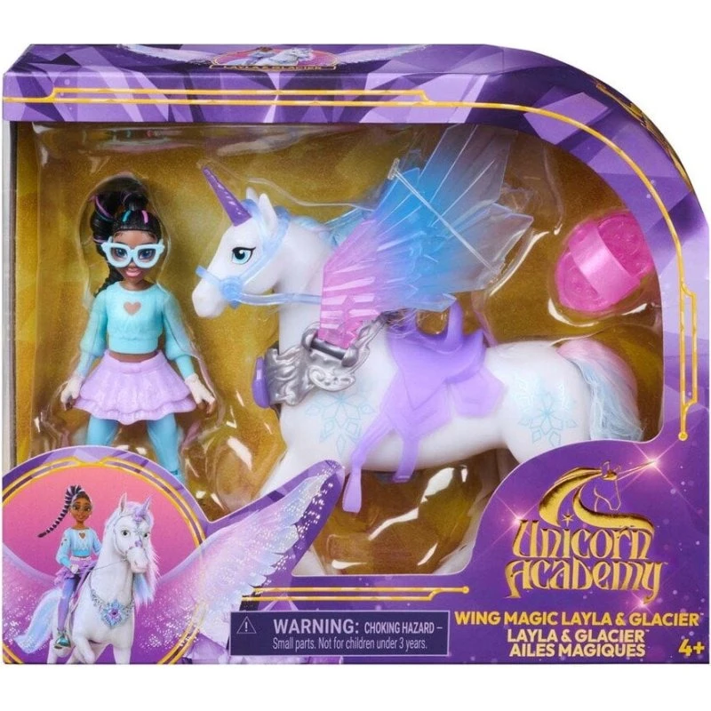 Unicorn Academy Wing Magic Layla og Glacier