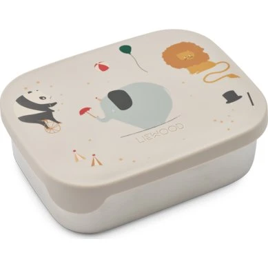 Liewood Arthur madkasse i rustfrit stål, 3 rum – Circus Sandy