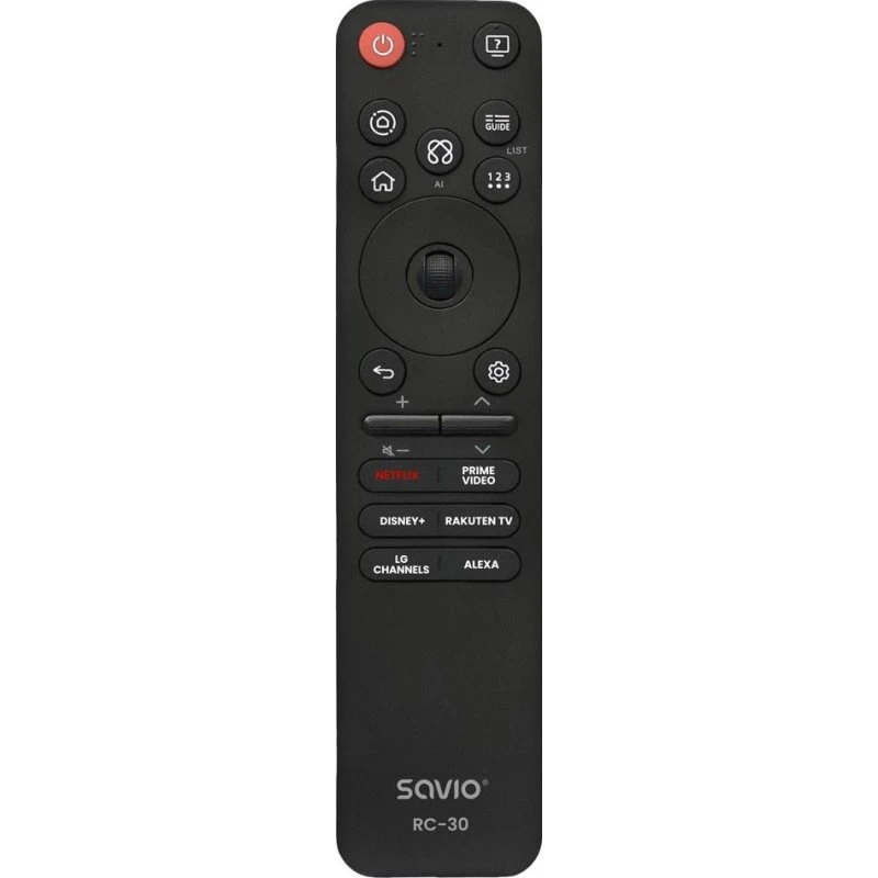 Savio RC-30 Fjernbetjening til LG Smart TV - Sort