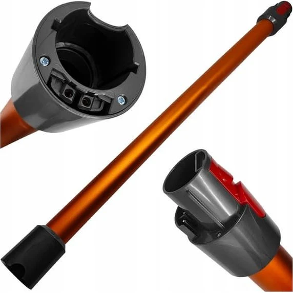 Bisanti Orange Aluminium Forlængerrør til Dyson V7-V15 (72 cm)