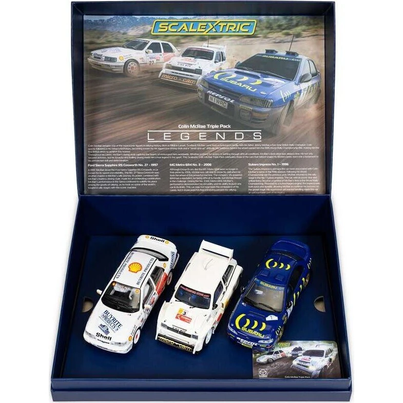 Scalextric C4612a Colin McRae Triple Pack - 3 biler