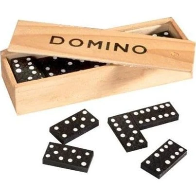 LG-Imports Domino spil i trækasse