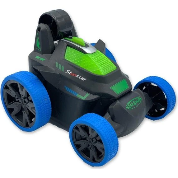 Gear2Play RC Stunt & Roll Remote Control Car - Blå