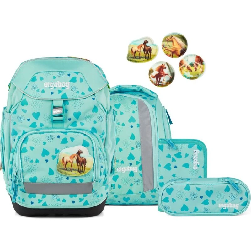 Ergobag Skoletaskesæt HorsedreamBear