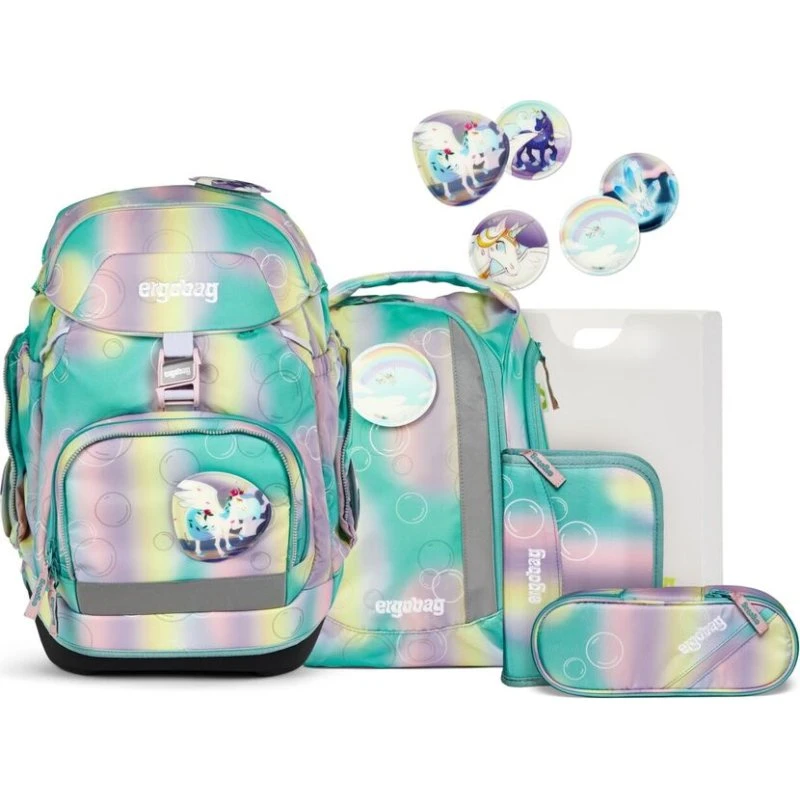 Ergobag Pack skoletaske-sæt Magic Bubblebear