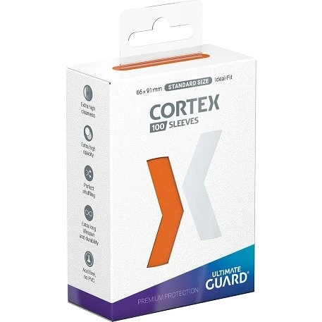 Ultimate Guard Cortex Sleeves - Standard Orange (100 stk)