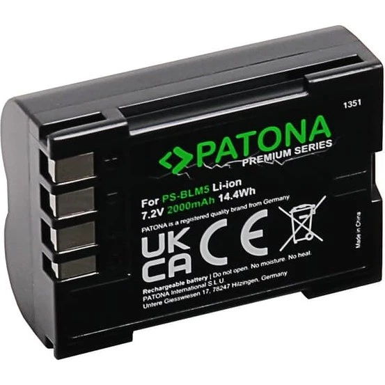 Olympus PS-BLM1 Batteri 2000mAh 7.2V