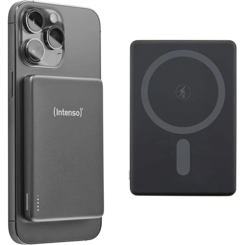Intenso MW5000 Magnetisk Powerbank 5000 mAh - Grå