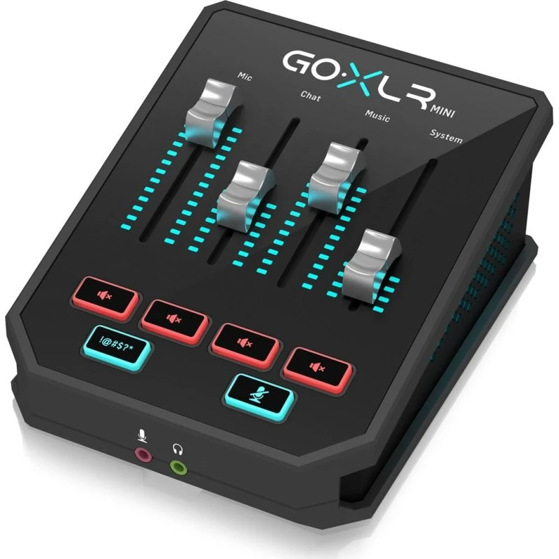 TC Helicon Go XLR Mini Mixer og lydinterface - Sort