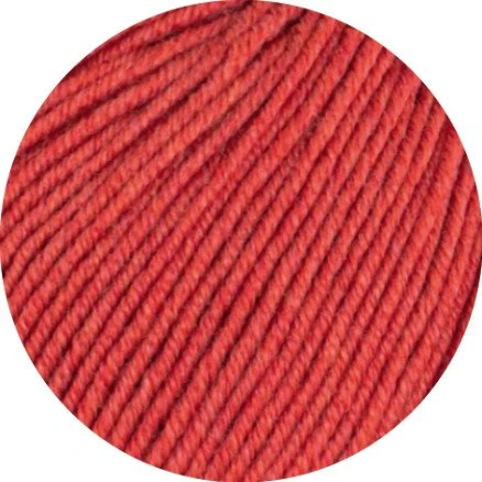 Lana Grossa Cool Wool Mélange - Rød Meleret Merinould