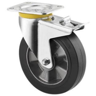 Drejehjul m/bremse 4687 IEP 160 P63 - Ø160 mm, 350 kg