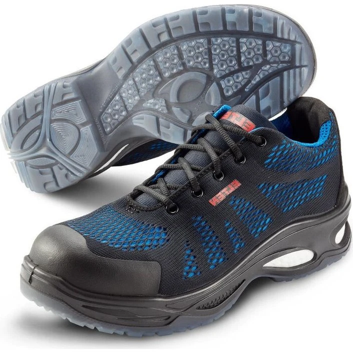 Elten Logan Blue Low S1 ESD Sikkerhedssko - Blå, str. 41