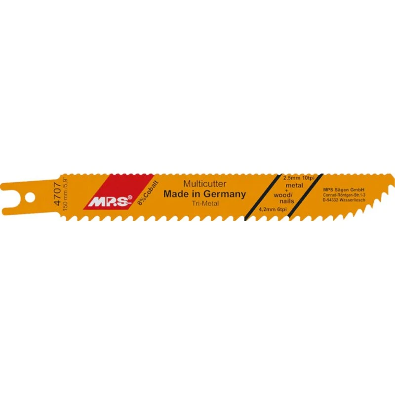 Bajonetsavklinge 4707 150 mm 6/10 TPI - 2 stk.