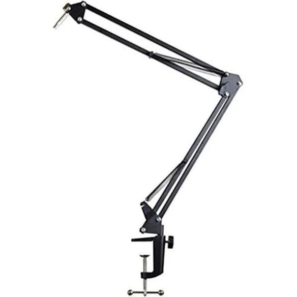 INF Justerbar mikrofonarm, sort