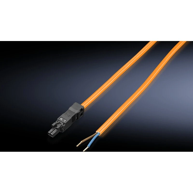 LED Tilslutningsledning 2-polet, 3000 mm, Orange