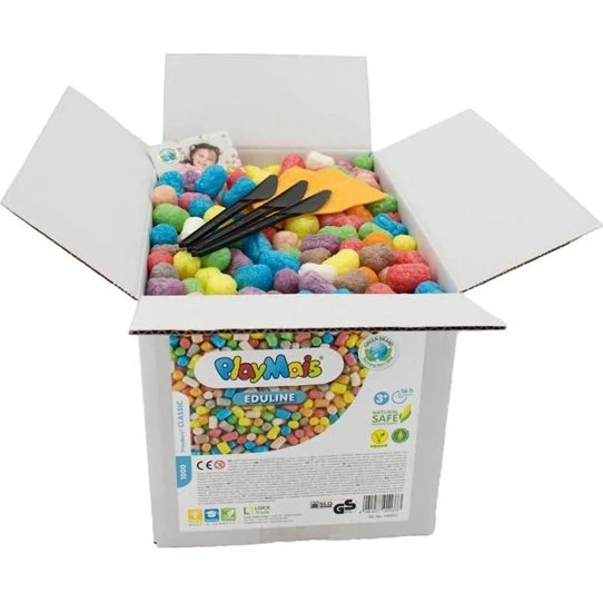 PlayMais Eduline Classic - 1.000 stk. biologisk nedbrydelig modellervoks