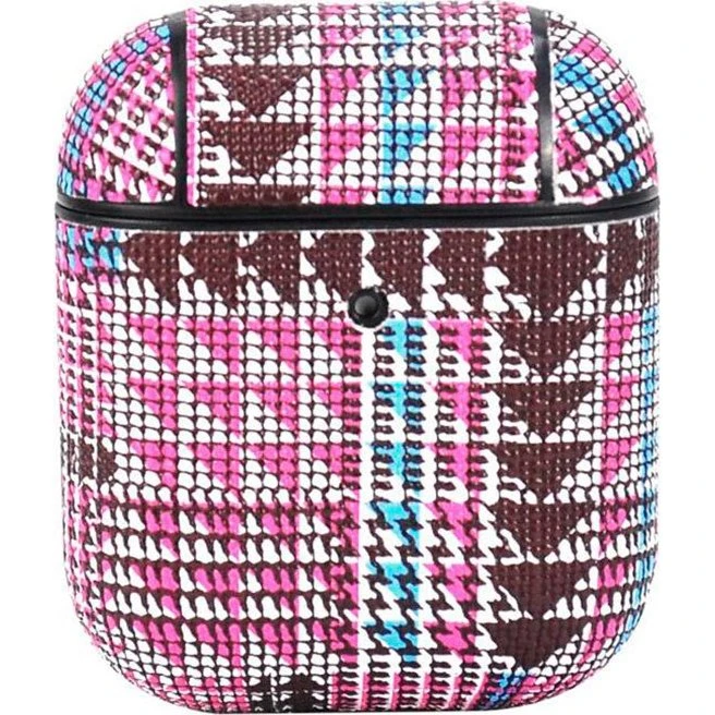 Terratec AirBox Etui til AirPods 1/2 - Blå/Pink Tekstilprint