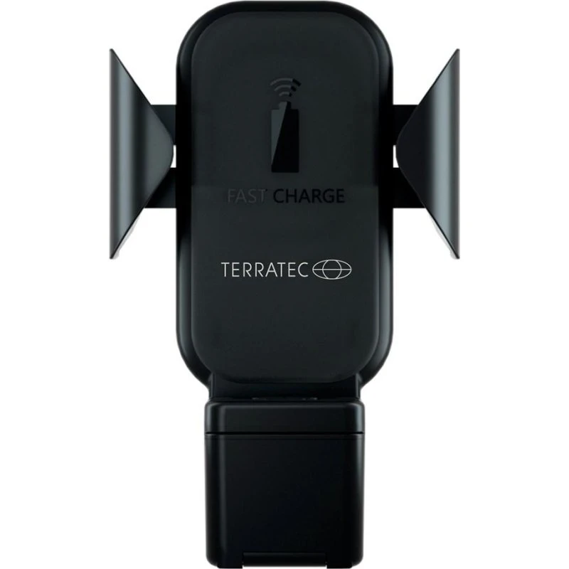 Terratec ChargeAir All aktiv bilholder til smartphone og smartwatch - sort