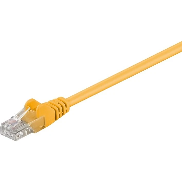 Goobay Netværkskabel CAT 5e U/UTP Gul 1,5m CCA