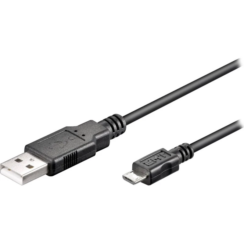 goobay USB 2.0 Micro-USB til USB-kabel - 1.8m - Sort