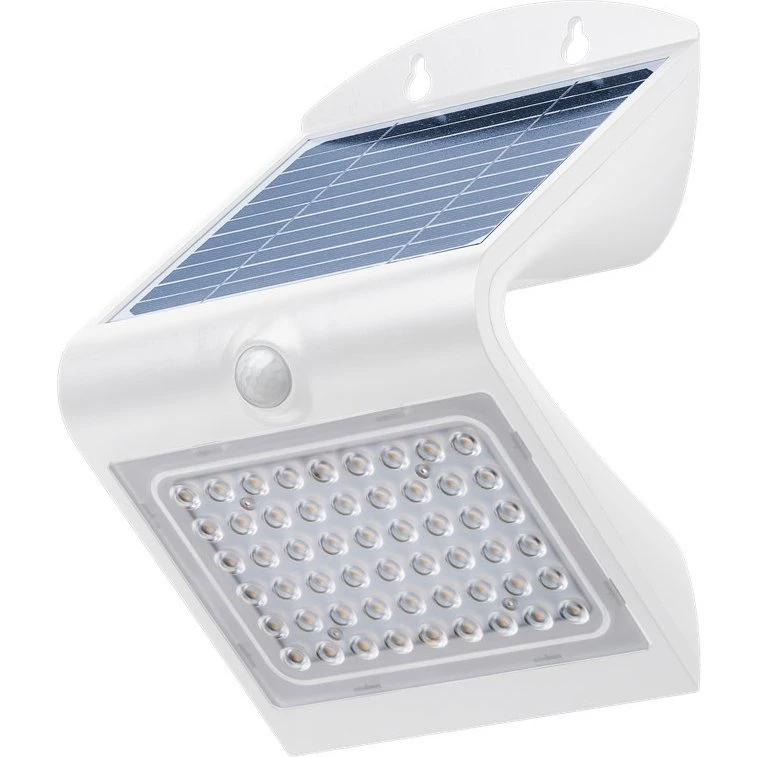 Goobay LED Solcellevæglampe med Bevægelsessensor - 4W - Hvid