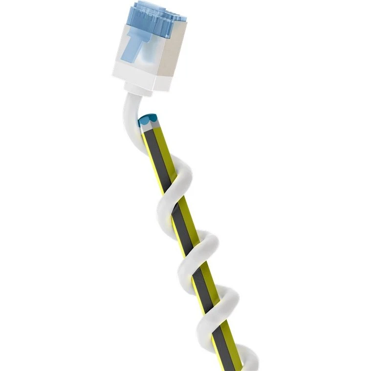 Goobay 74340 Cat6a U/FTP Netværkskabel, 10m, Hvid