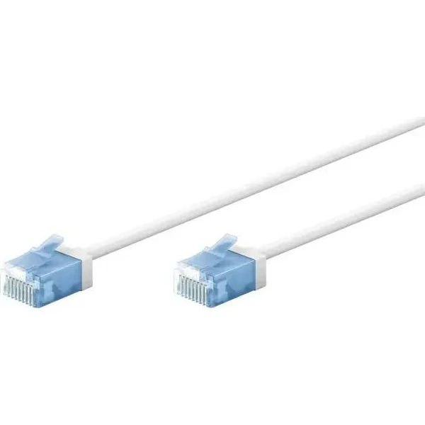 Goobay CAT 6a Ultra-Flexible Netværkskabel, 10 m, Hvid