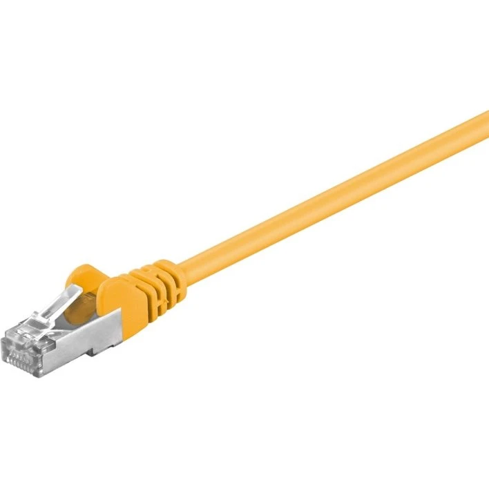 Goobay Netværkskabel CAT 5e SF/UTP CCA 0,5m Gul