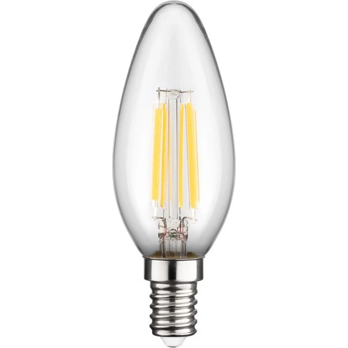 Goobay Filament LED-kertepære E14, 6W, Varm hvid 2700K