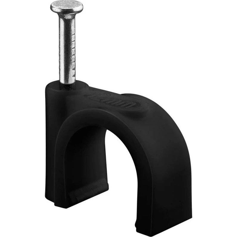 Goobay 64684 Kabelholder Sort 12mm - 100 stk