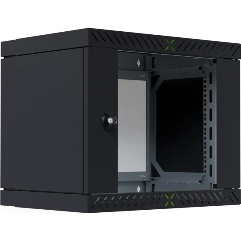 EFB Elektronik WGX-0906TS.G1 Vægmonteret Rackskab 9U - Sort