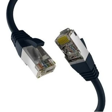 Netværkskabel EC020200309 Cat8.1 S/FTP Sort, 20 m